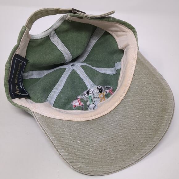 IRIE Jamaica Slideback Baseball Cap Green One Size Adjustable ATT Headwear - Picture 7 of 9